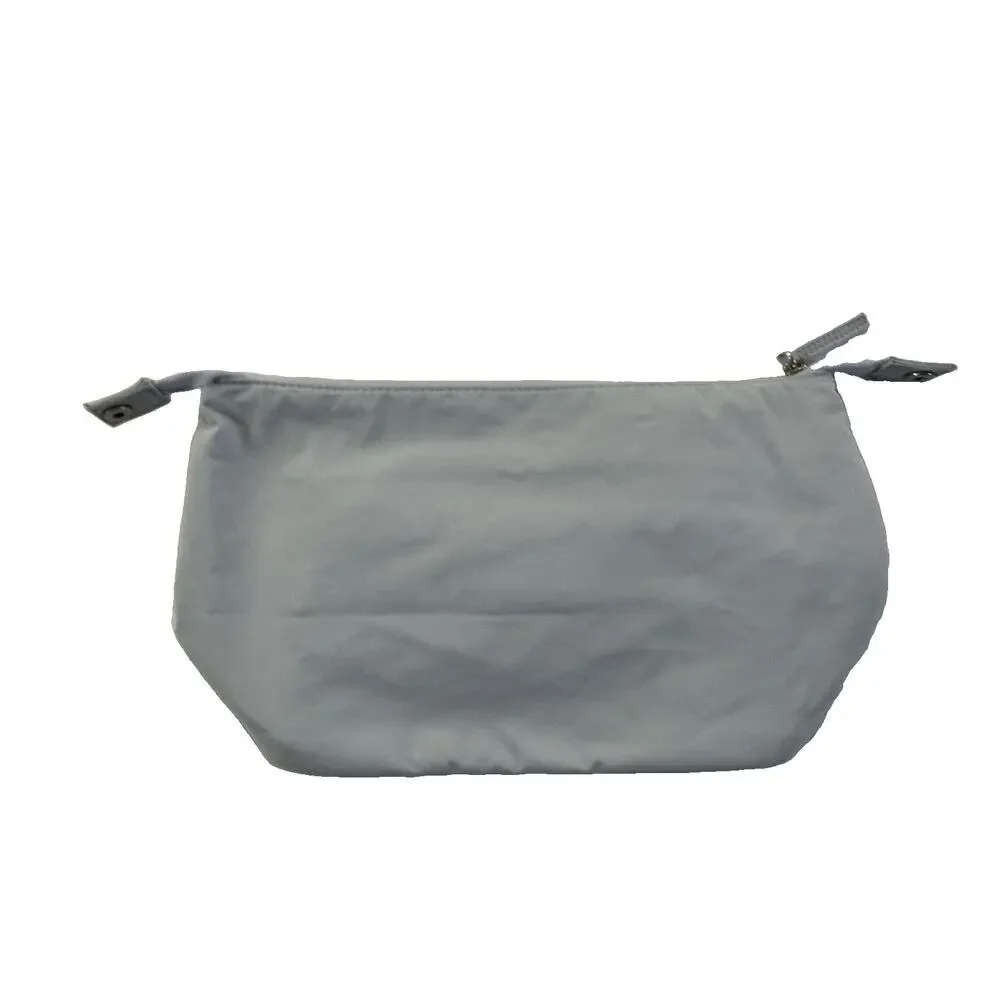 Athleta Medium All About Cosmetic Bag in Gossamer Light Pale Blue Toiletry #NE58